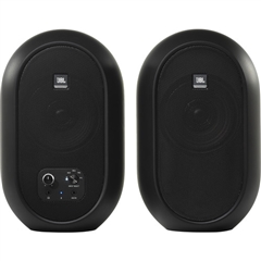 JBL 1 Series 104-BT Compact Powered Desktop Reference Monitors with Bluetooth (Black Matte)