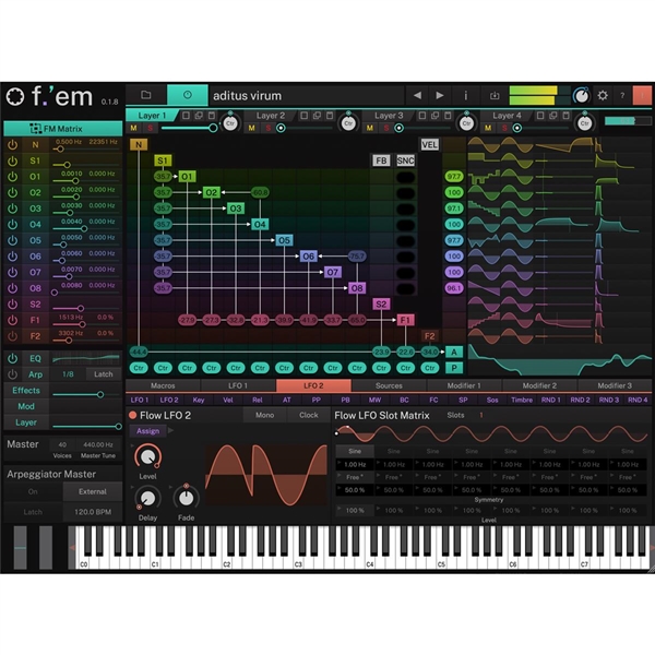 Tracktion f.'em - FM Synthesizer