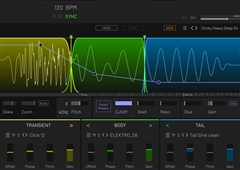 Tracktion Chop Suey precision shaping and editing tool for Bass Drum tracks