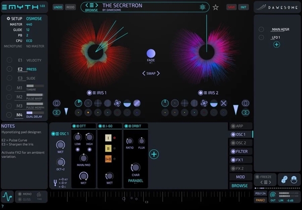 Tracktion Dawesome: MYTH Virtual Synth [Virtual]