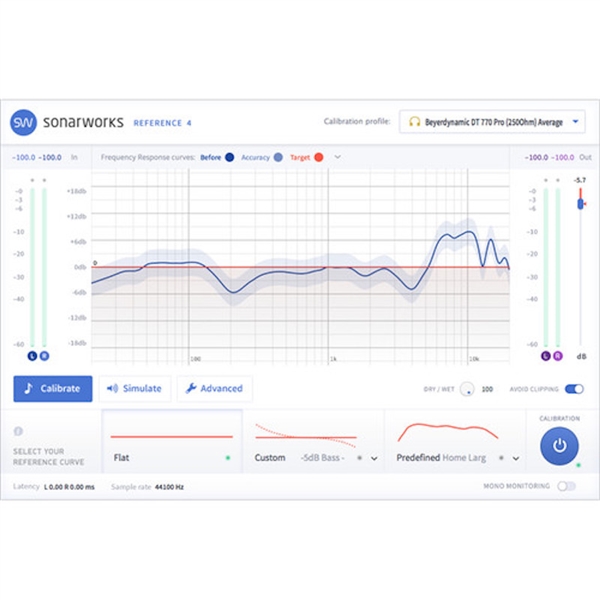 SONARWORKS Reference 4 Studio Edition Upgrade from Reference 3 Speaker - Speaker and Headphone Calibration Plug-In (Download)