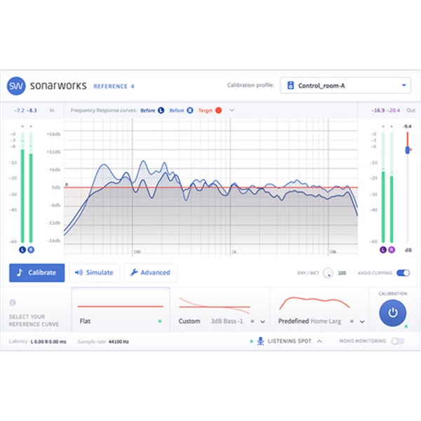 SONARWORKS Reference 4 Studio Edition Upgrade from Reference 4 Headphone - Speaker and Headphone Calibration Plug-In (Download)