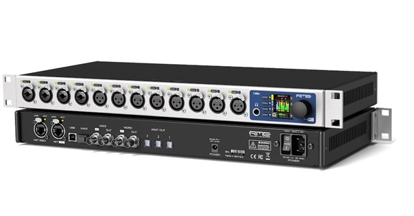 RME 12 Mic Mic and Line-Level Preamp for Audio Networks