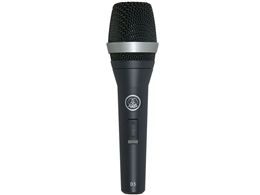 AKG D5S Dynamic SuperCardioid Vocal Microphone with on-off switch w/Free Cable