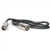 Hosa MIDI cable - Single - Molded - 5Ft - Black