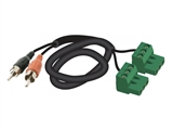 Symetrix DUAL RCA to 3.5 MM ( MINI PHOENIX )Euroblock Cable