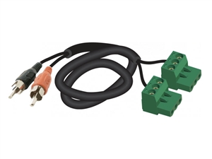 Symetrix DUAL RCA to 3.5 MM ( MINI PHOENIX )Euroblock Cable