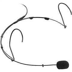 DPA 4088-BA33, d:fine Cardioid Classic, High Sens, adjustable headband w/ adaptor Audio Tech, Black