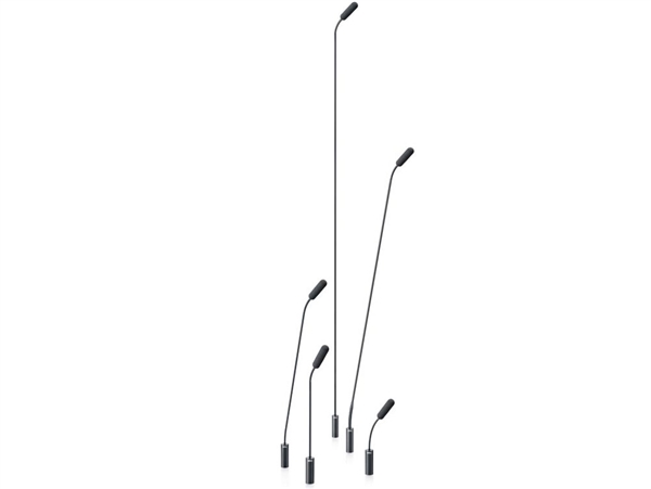 DPA SC4098-BX75, d:screet Super Cardioid Podium/hanging, XLR, 75cm, Top Gooseneck Only, Black