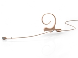 DPA 4166-OL-F-F00-LEd:fine Omnidirectional Headset Microphone, Beige, Long 110 mm, Single Ear, Microdot (Adaptor Required)