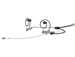 DPA FIDF00-2-IE2-B - d:fine In-Ear Broadcast Headset Microphone, Beige, 120mm Directional Boom, Microdot, Dual- Ear, Dual In-Ear