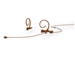DPA 4266-OL-F-C00-LH- d:fine Omnidirectional Headset Microphone, 4066, Brown, Long 110 mm, Dual Ear, Microdot (Adaptor Required)