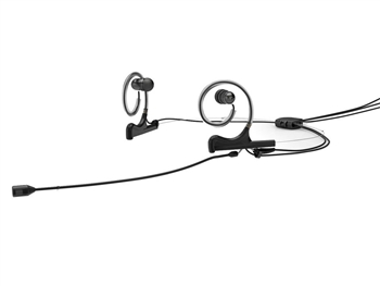 DPA FID88B00-2-IE2-B - d:fine 88 In-Ear Broadcast Headset Microphone, Black, 120mm Omni Boom, Microdot, Dual- Ear, Dual In Ear