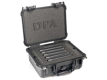 DPA 5015A - Surround Kit with 5 x 4015A, Clips, Windscreens in Peli Case 