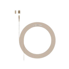 Sennheiser MKE 1-5-3 Omnidirectional Lavalier Microphone with open end (unterminated) cable, Beige model 502169

