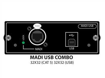Soundcraft MADI + USB Combo i/o Card, for SoundCraft Si series