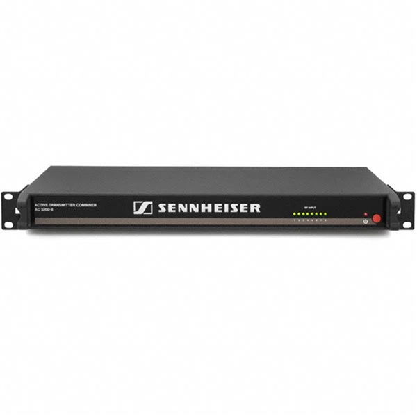 Sennheiser AC 3200- Active, high-power 8:1 antenna combiner. 1 RU, with inline power supply model 505497