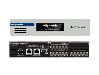 Symetrix Prism 4x4 - Digital Signal Processor with 64x64 Dante