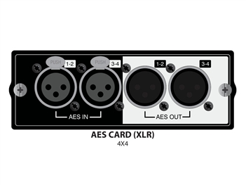 Soundcraft AES/EBU 4 in/4 out XLR, for SoundCraft Si series mixers