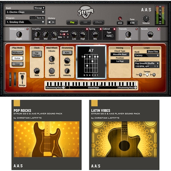 Applied Acoustics Systems Strum GS-2 + Packs - Acoustic and Electric Guitar Virtual Instrument Plug-In Bundle (Download)