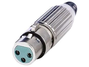 Switchcraft AAA7FZ - AAA Series 7 Pin XLR Female Cable Mount, Silver Pins / Nickel Metal - Bulk