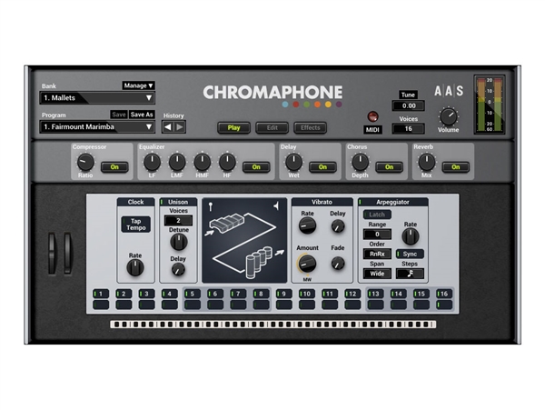 Chromaphone 2 (download),with FREE Epicycles sound bank, Applied Acoustics Systems