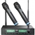 ACT-312B/ACT-32H2,BAND 5NC (542-566 mHz) Half-rack dual channel frequency agile receiver with two handheld microphones