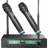 ACT-312B/ACT-32H2, BAND 9NA (904-928mHz)  Half-rack dual channel frequency agile receiver with two handheld microphones