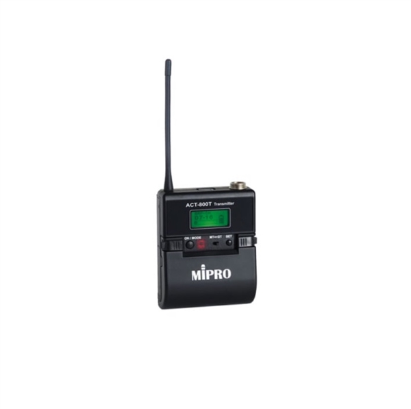 MIPRO ACT-800T-5UA  Band 5UA (482-554 mHz) Wideband Digital Bodypack Transmitter