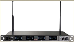 MIPRO ACT-848-5UA UHF Frequency-Agile Wideband Quad channel diversity receiver