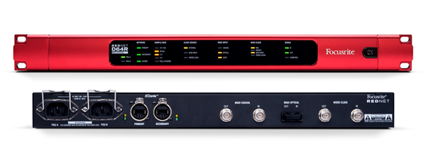 Focusrite REDNET-D64R-SM Single Mode Fiber Mode Upgrade for RedNet D64R 64-Channel MADI-Dante Bridge