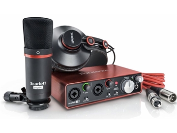 Focusrite Scarlett 2i2 Studio 2x2 USB C  Audio Interface with Mic and Headphones (3rd Generation)