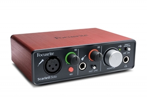 Focusrite Scarlett Solo 2x2 USB Audio Interface (3rd Generation)