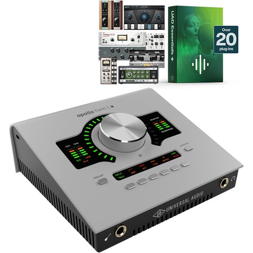 Universal Audio Apollo Twin X QUAD Gen 2 Thunderbolt 3 Audio Interface with Essentials+ Bundle