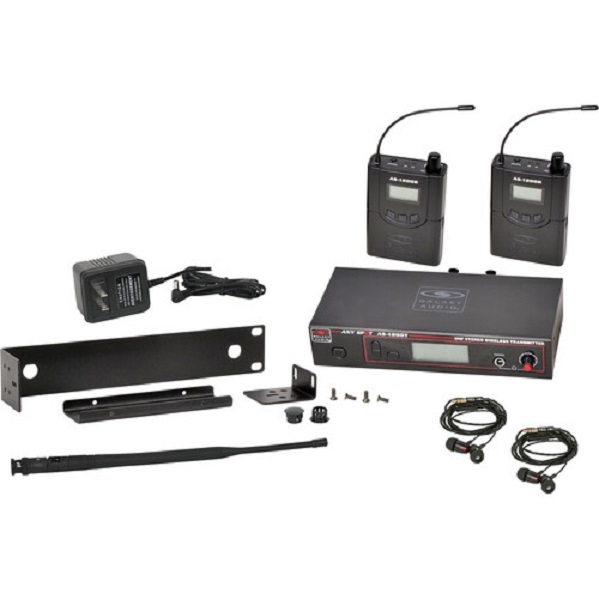 Galaxy Audio AS-1200 P4 Personal Wireless In-Ear Monitor System with 1 Receiver & EB4 Earbuds (P4: 470 to 494 MHz)