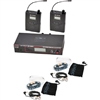 Galaxy Audio AS-1200 Twin Pack Wireless In-Ear Monitor System with 2 Receivers & EB6 Earbuds (N: 518 to 542 MHz)