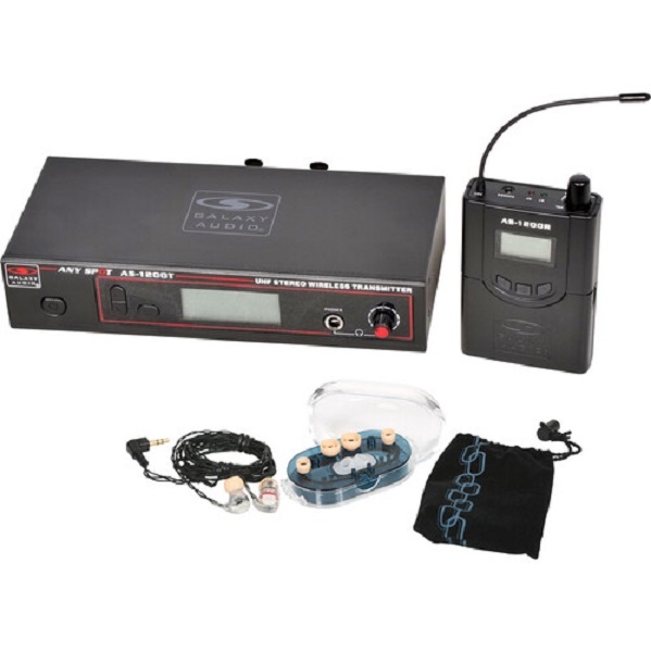 Galaxy Audio AS-1200 Personal Wireless In-Ear Monitor System with 1 Receiver & EB6 Earbuds (P4: 470 to 494 MHz)