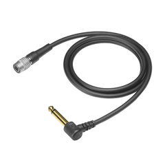 Audio-Technica AT-GRCW - Instrument input cable with 90-degree 1/4" phone plug, 36" long