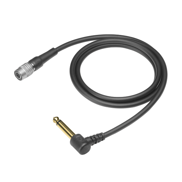 Audio-Technica AT-GRCW - Instrument input cable with 90-degree 1/4" phone plug, 36" long