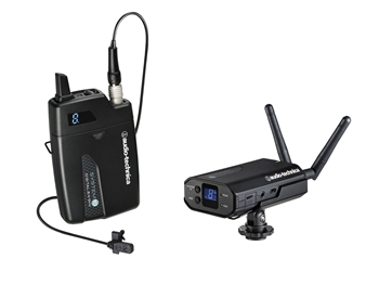 Audio-Technica ATW-1701/L - ATW-R1700 and ATW-T1001 with MT830cW Lavalier Microphone, 2.4 GHz