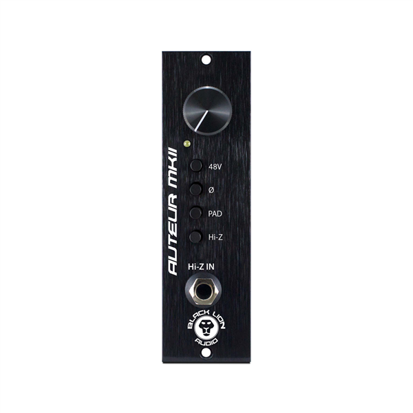 Black Lion Audio Auteur MKII 500 Mono 500 Series Microphone Preamplifier