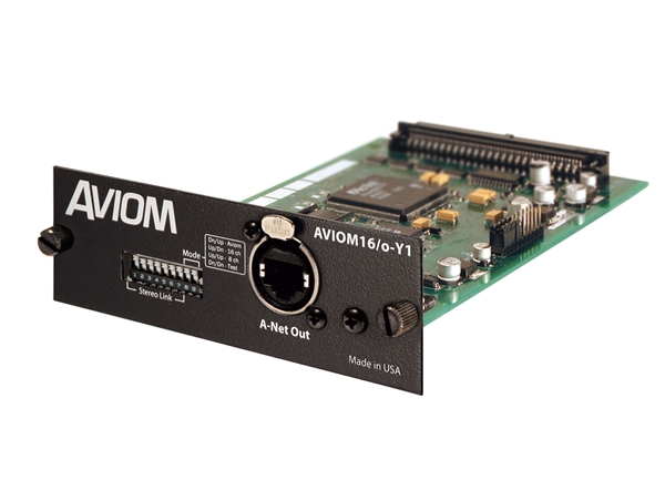 Aviom 16/o-Y1 A-Net Card for Yamaha Digital Mixers