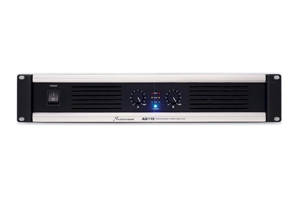 Studiomaster AX2-15 2x 450W at 4 Ohms 2U Power Amplifier