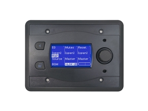 BSS BLU-10-BLK, Touch screen programmable remote wall controller (Black)