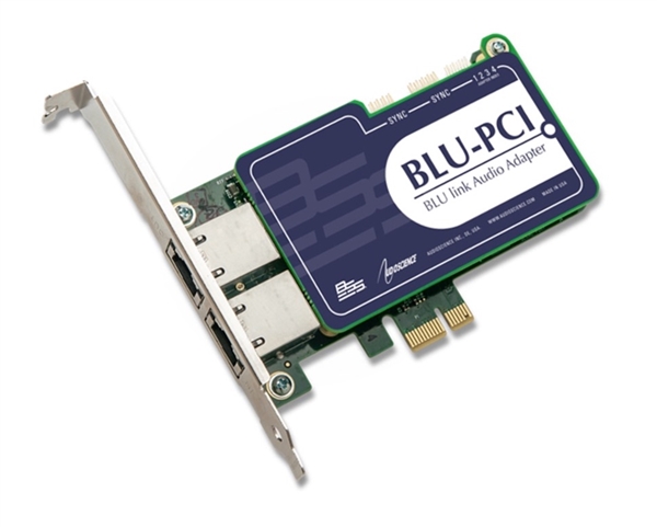 BSS Audio BLU-PCI 64 Channel PCI Express Sound Card - BLU link