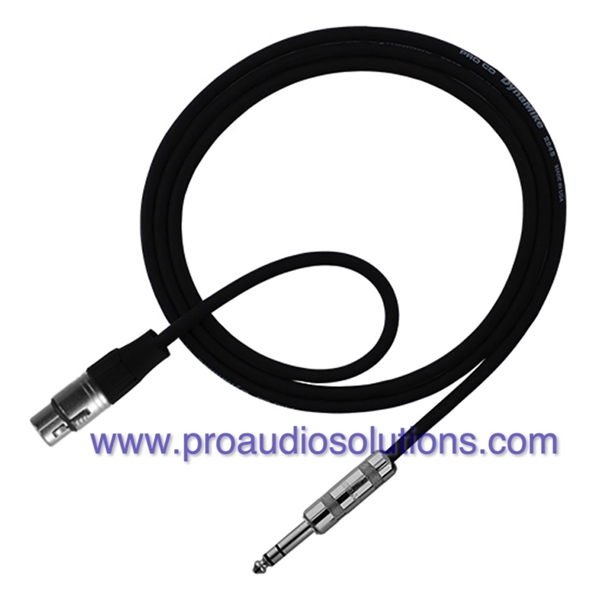 Proco Sound  BPBQXF-15  -1/4-inch TRS to XLRF Cable -15 Ft.