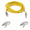 Belkin Cat 5 Crossover Patch cable Yellow, beige boot 7 ft
