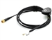 DPA CH16B10 - d:fine Headset Microphone Cable, Black, Hardwired TA-4F Connector for Shure Wireless 