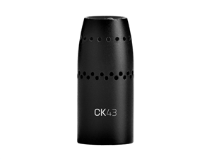 AKG CK43 Superardioid Capsule with foam windscreen W40