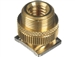 Windtech CM-57 - brass hot-shoe mic adapter